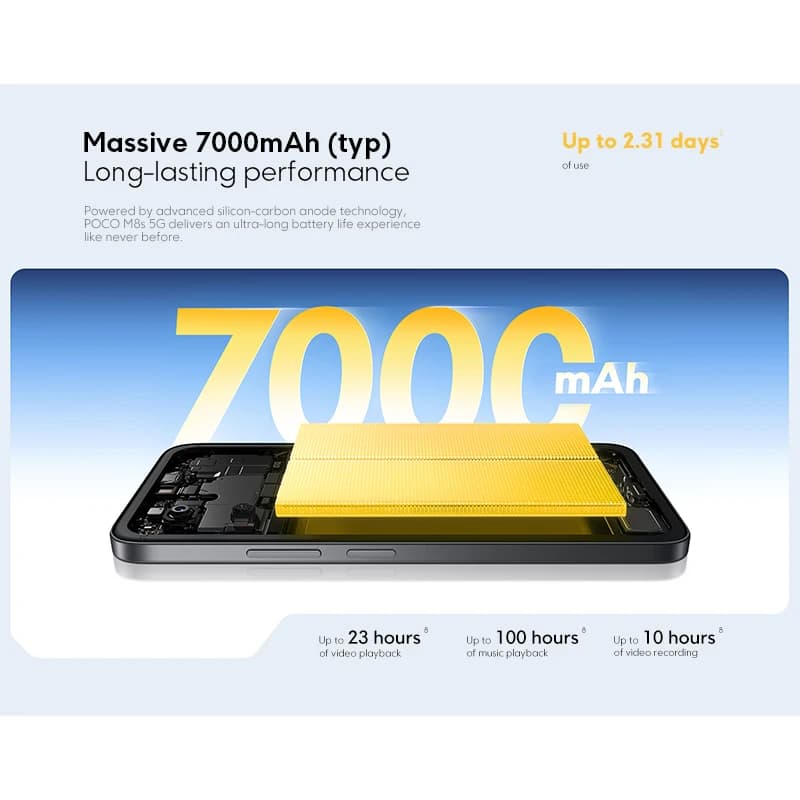 هاتف POCO X7 5G نسخة عالمية 256 جيجا بايت 512 جيجا بايت ديمينسيتي 7300-ألترا 6.67 بوصة 1.5K شاشة AMOLED منحنية كاميرا 50 ميجابكسل شحن 45 واط - 3