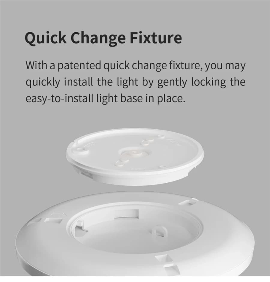 الإصدار العالمي YEELIGHT Smart LED Ceiling Light RGB Slim مع اتصال Wifi ودرجة حرارة لون 2700-6500K وقابلية التعتيم وتحكم صوتي ذكي متوافق مع Mi Home - 4