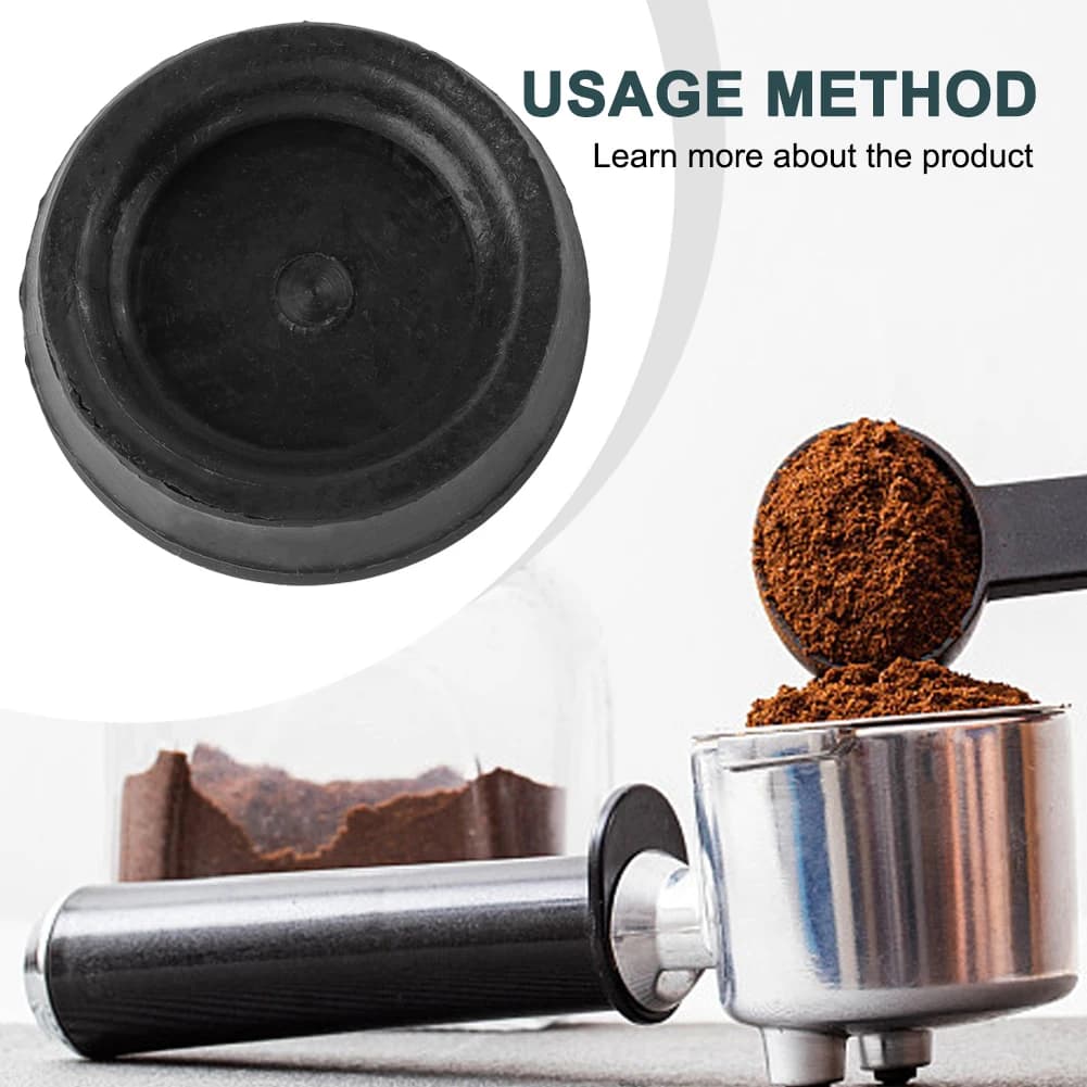 غطاء مكبس محكم من السيليكون متين لمكبس القهوة Aeropress، أداة مطاطية للمنزل والمكتب بقياس 2.3x0.5 إنش - 3