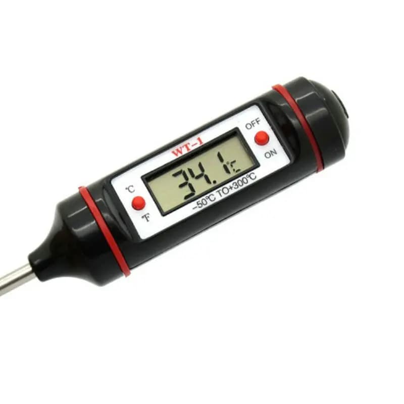 Portable Digital Kitchen Thermometer BBQ Meat Water Oil Cooking Electronic Probe Food Oven Thermometer WT-1 With Tube - 4