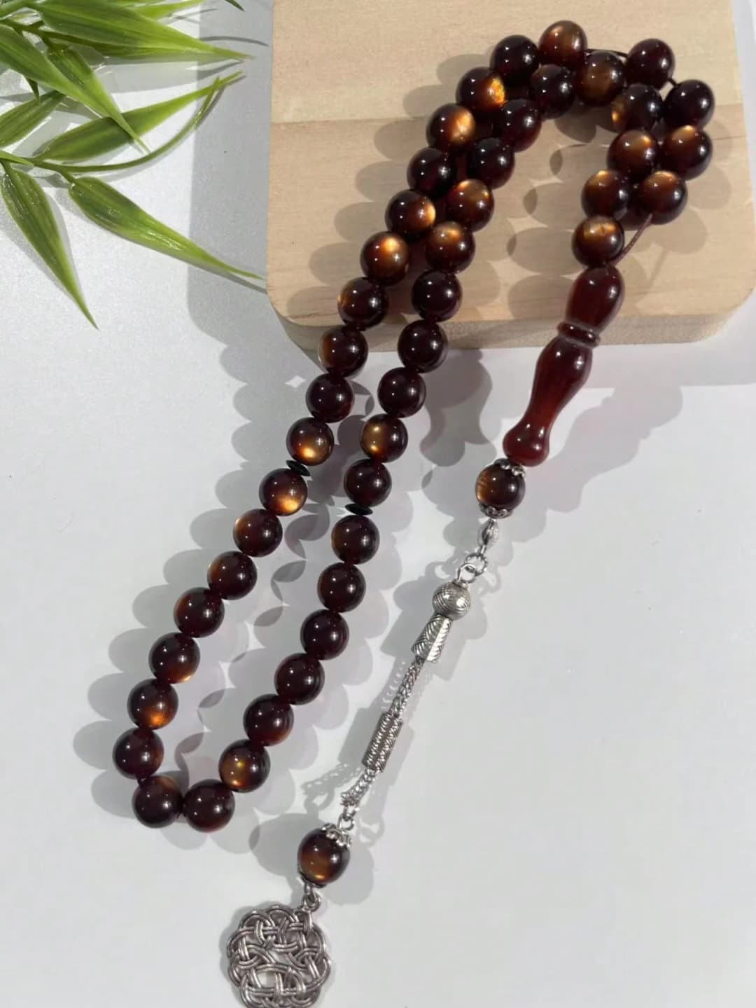 45 Pieces/Set 10mm Single-Loop Prayer Beads, Designed for Middle Eastern & Arab Religious Rituals - 5