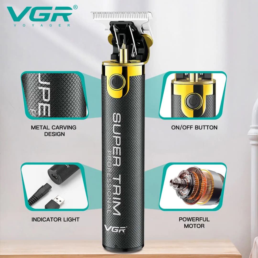 ماكينة تشذيب الشعر VGR 082 T9 الاحترافية - لاسلكية، قابلة لإعادة الشحن للرجال - 5