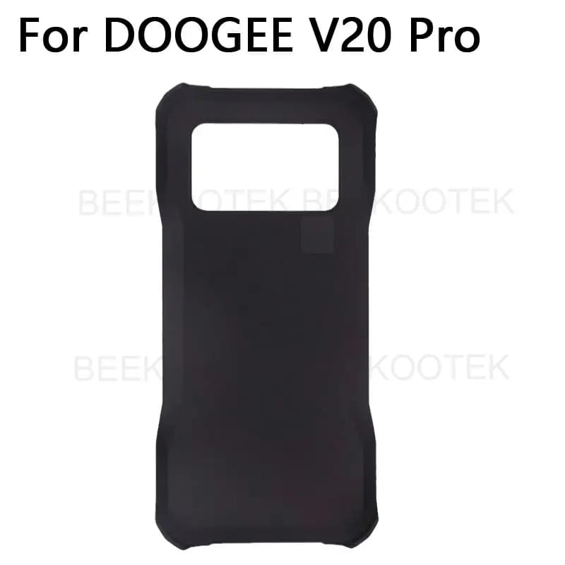 New Original DOOGEE V20 Pro V20S Official Luxury Shockproof Black Phone Case Bumper Hard Back Cover For DOOGEE V20 Pro Phone - 2