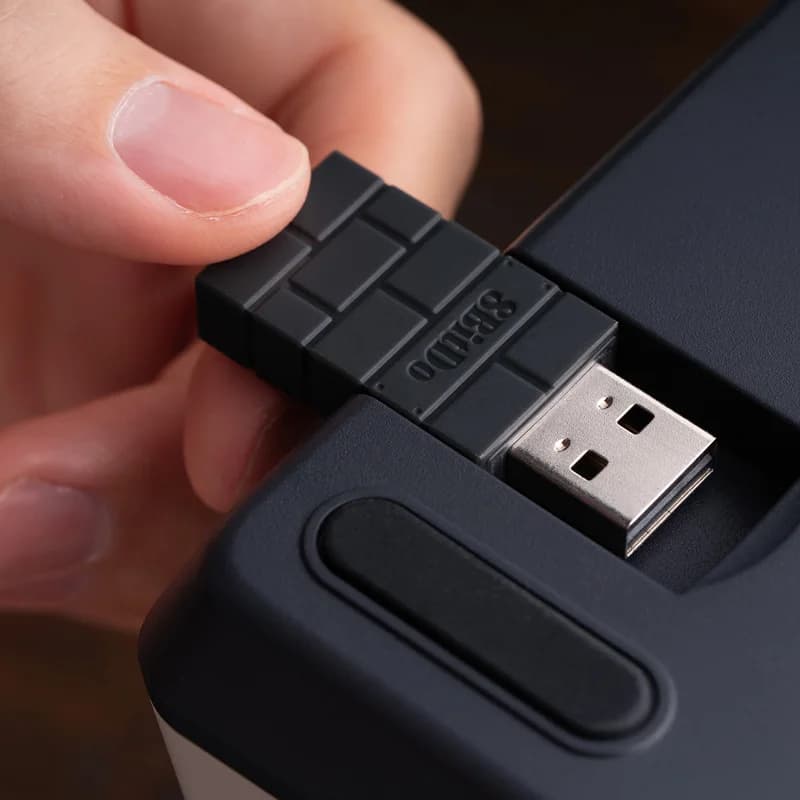 8BitDo - لوحة أرقام ميكانيكية Retro 18، تدعم وضع الآلة الحاسبة، لوحة أرقام بلوتوث/2.4G/سلكية لWindows وأندرويد - 3