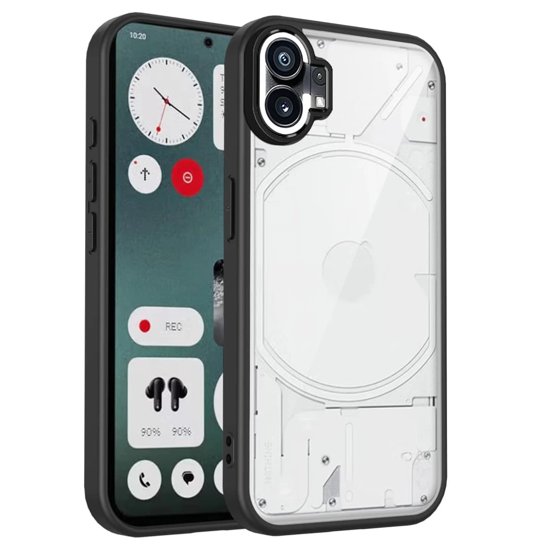 غطاء حماية لهاتف Nothing Phone One A063، وسادة هوائية مقاومة للصدمات، إطار سيليكون شفاف، غطاء خلفي غير لامع، غطاء صلب لهاتف Nothing Phone 1 5G - 6