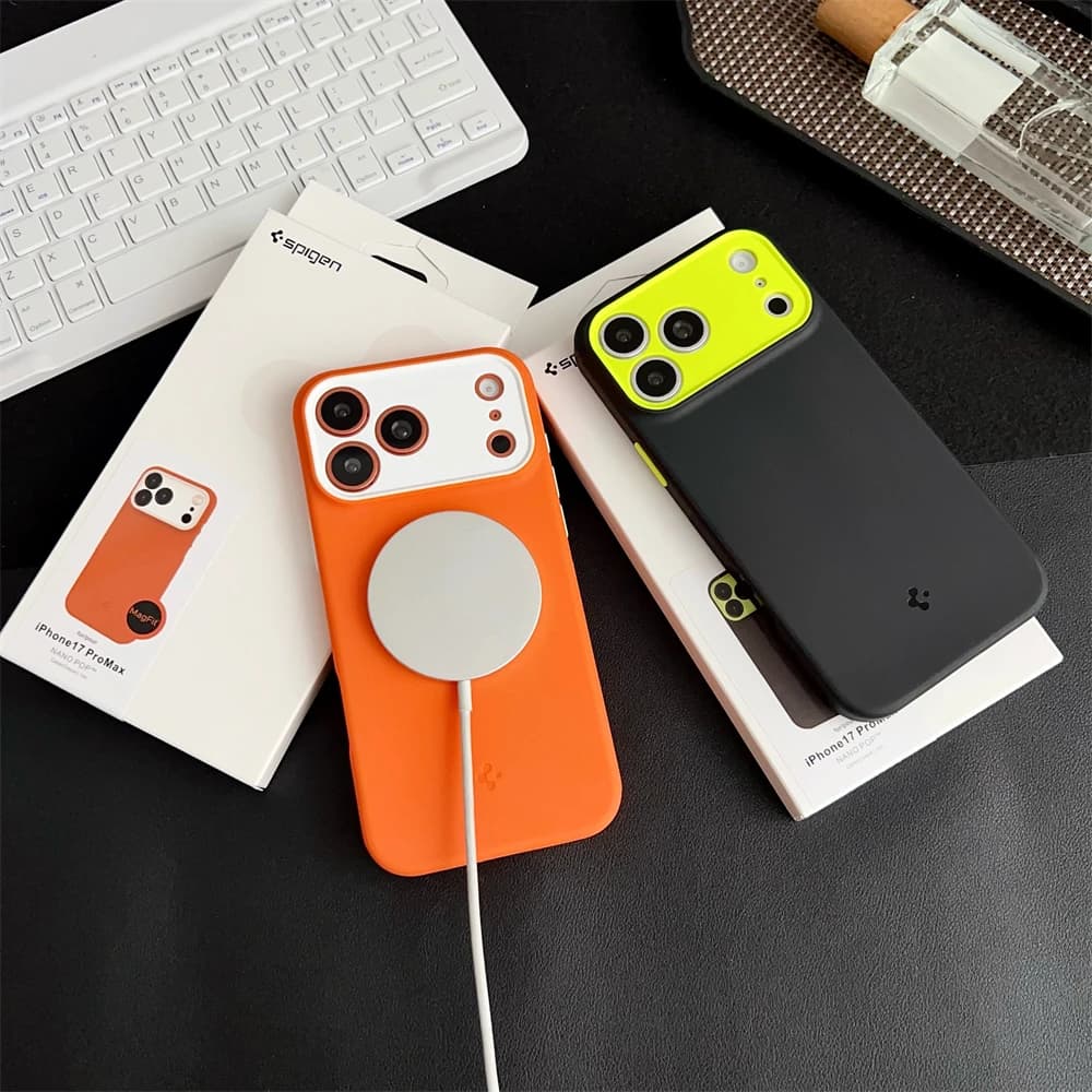 غطاء سيليكون سائل مغناطيسي مخفي من Spigen MagFit لهواتف آيفون 17 برو ماكس إير مع شحن لاسلكي لماج سيف وحماية من الصدمات - 3