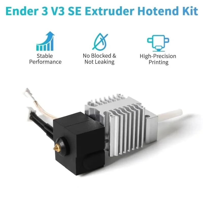 مجموعة كتلة التسخين Creality الرسمية Ender 3 V3 SE مع فوهة استبدال، رأس طباعة عالي الحرارة بحلق ثنائي المعدن - 2