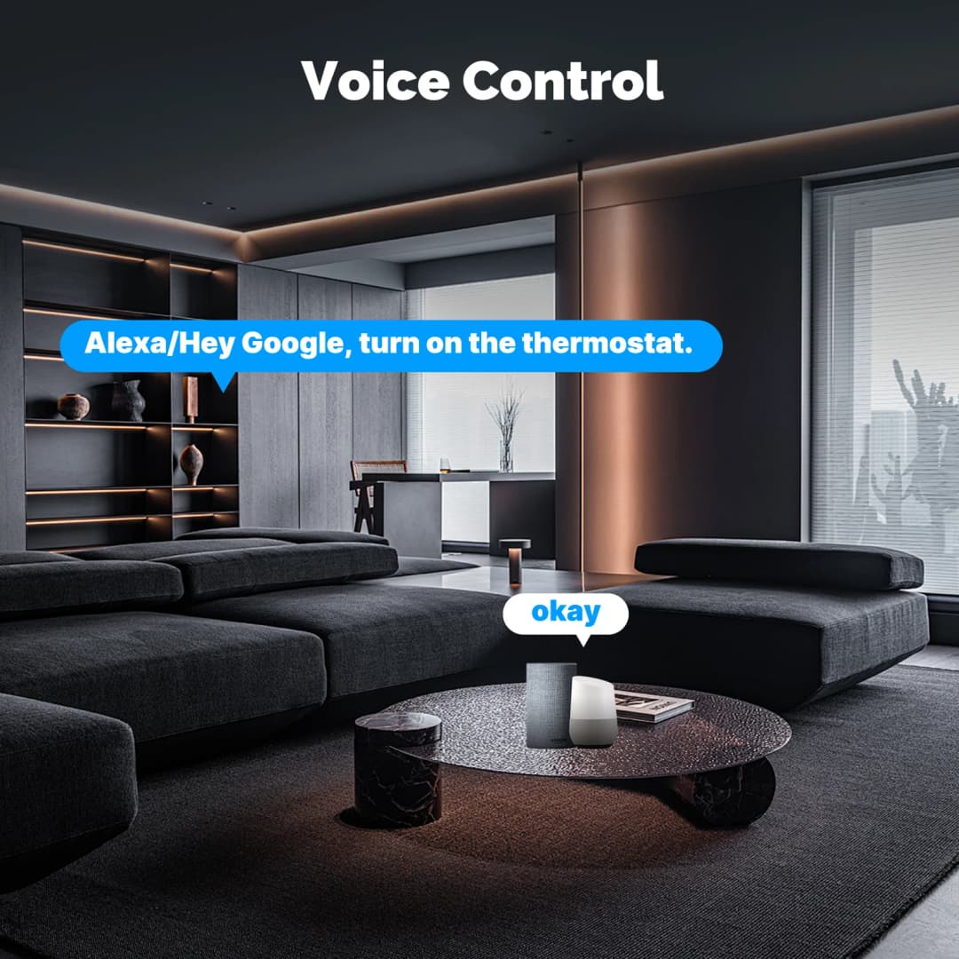 منظم حرارة ذكي MOES Tuya ZigBee مقبض سلسلة Star Ring متحكم درجة حرارة غلاية ماء تسخين كهربائي مع Alexa Google - 4