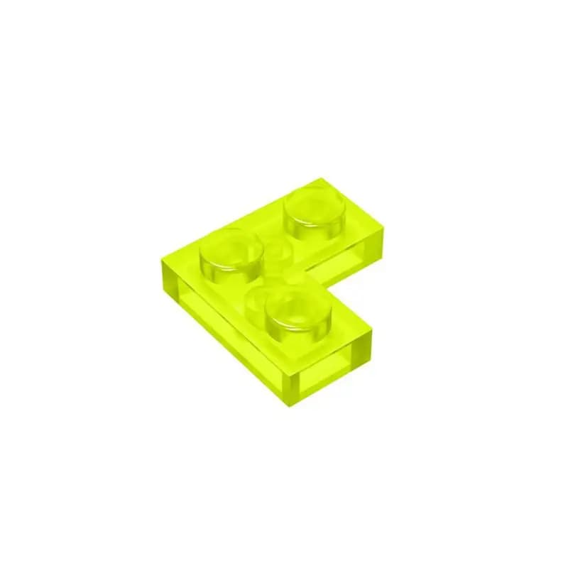 مجموعة مكعبات بناء MOC 10 قطع لوحة 2420 2x2 طوب زاوية لوح عالي التقنية جسيمات أفكار DIY هدايا أعياد ميلاد الأطفال - 2