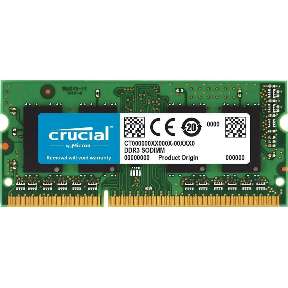 ذاكرة محمول من Crucial DDR3/DDR3L بسعات 4 جيجابايت و 8 جيجابايت بترددات 1333 ميجاهرتز و 1600 ميجاهرتز و 1866 ميجاهرتز SODIMM 1.35V/1.5V متوافقة بالكامل مع أجهزة HP و Dell - 2