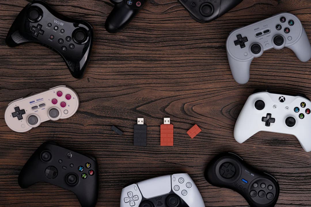 مستقبل محول بلوتوث لاسلكي 8BitDo USB لـ Nintendo Switch 2 وويندوز وماك وPS1 وXbox one وPS4 وPS5 وSwitch Pro Controller - 5