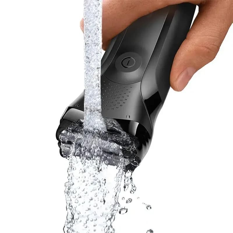 Braun 301S Men's Electric Shaver 3 Floating Head Safety Shaving Rechargeable Waterproof Electric Foil Razor Series 3 Black - 3