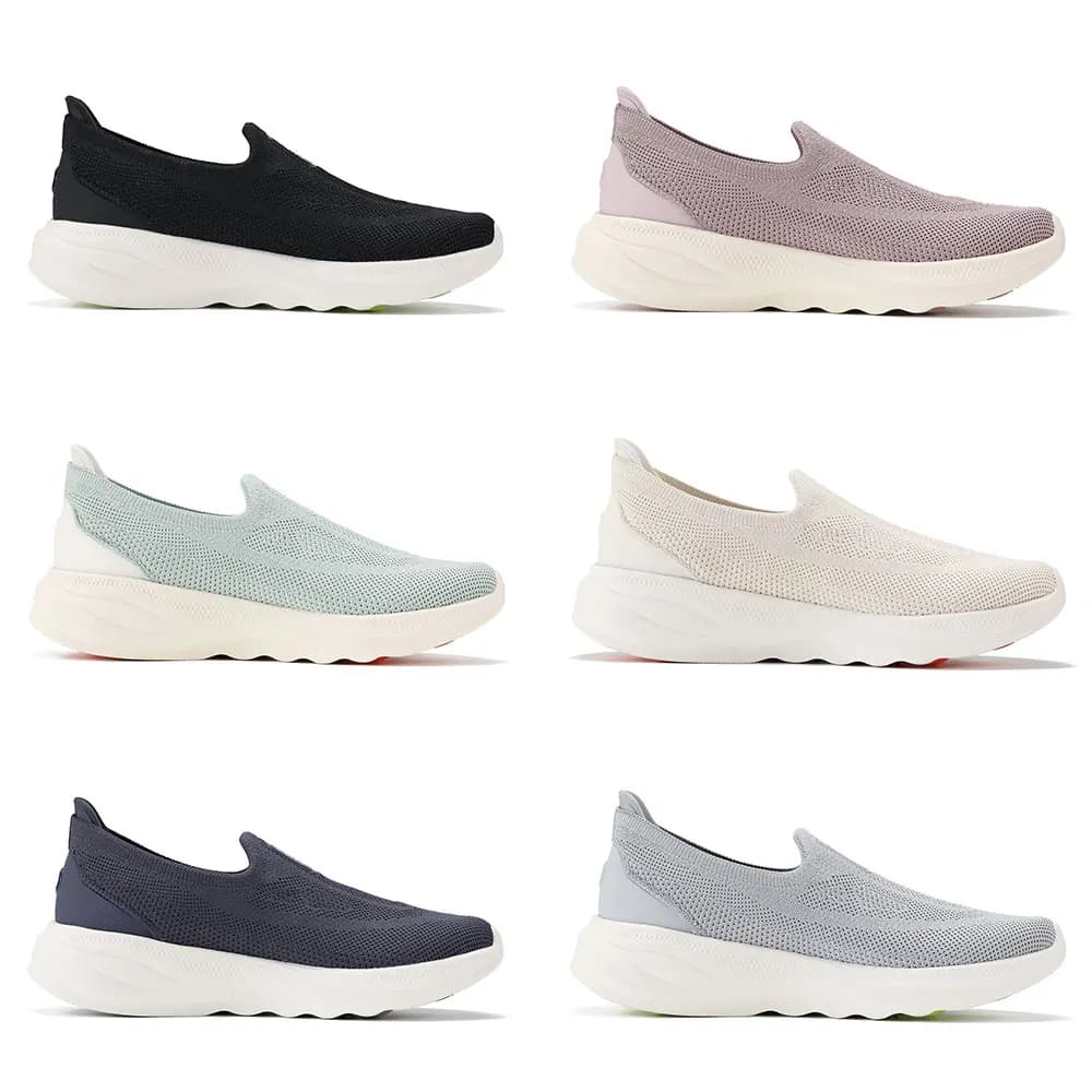Li-Ning Women's SOFT GO 2 KNIT Slip-on Casual Walking Shoes Breathable Cushion Flexible LiNing Comfortable Sneakers AGLV018 - 2