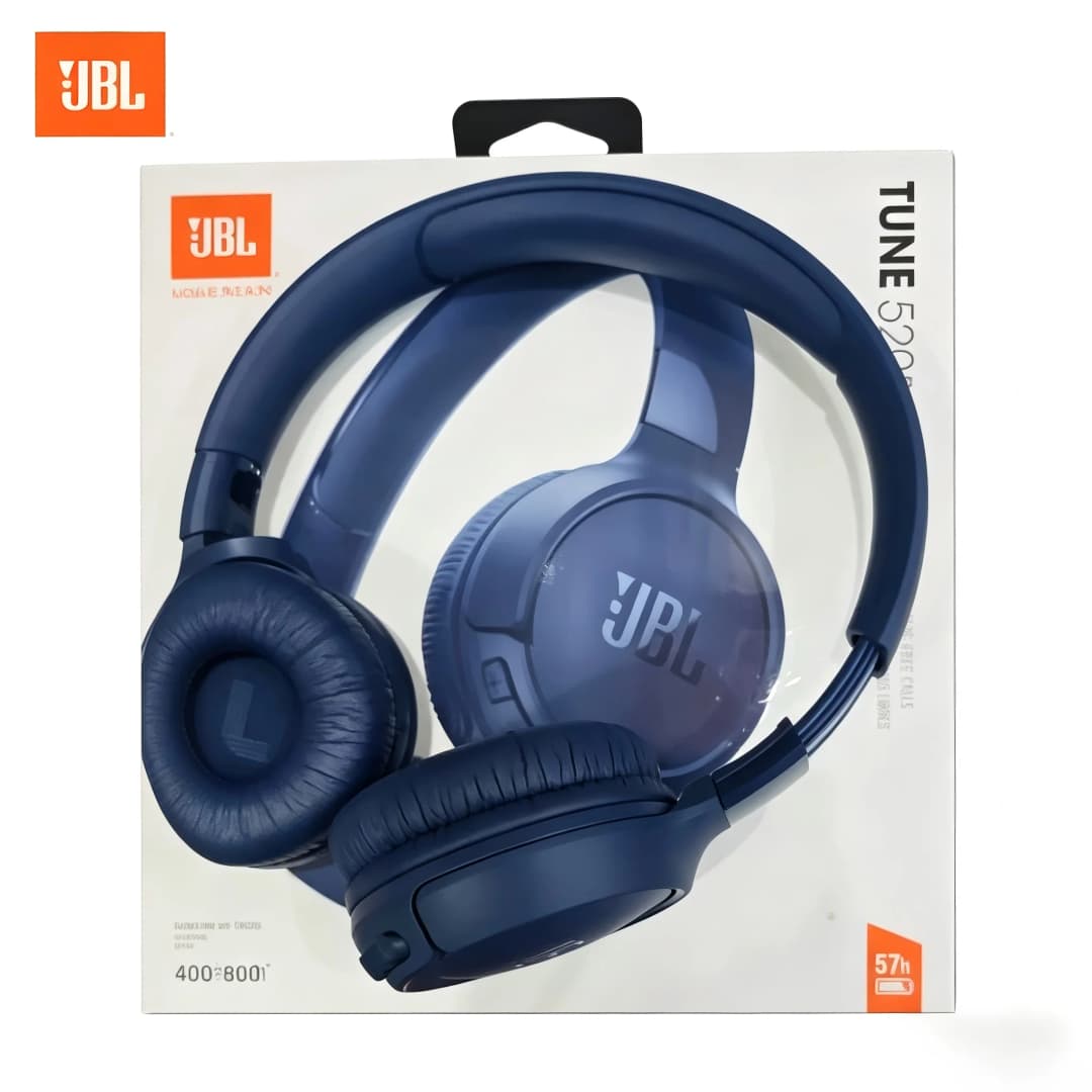 سماعات رأس بلوتوث لاسلكية JBL Tune 520BT، عزل الضوضاء، سماعات أذن للألعاب والرياضة، سماعات رأس T520BT لاسلكية - 2