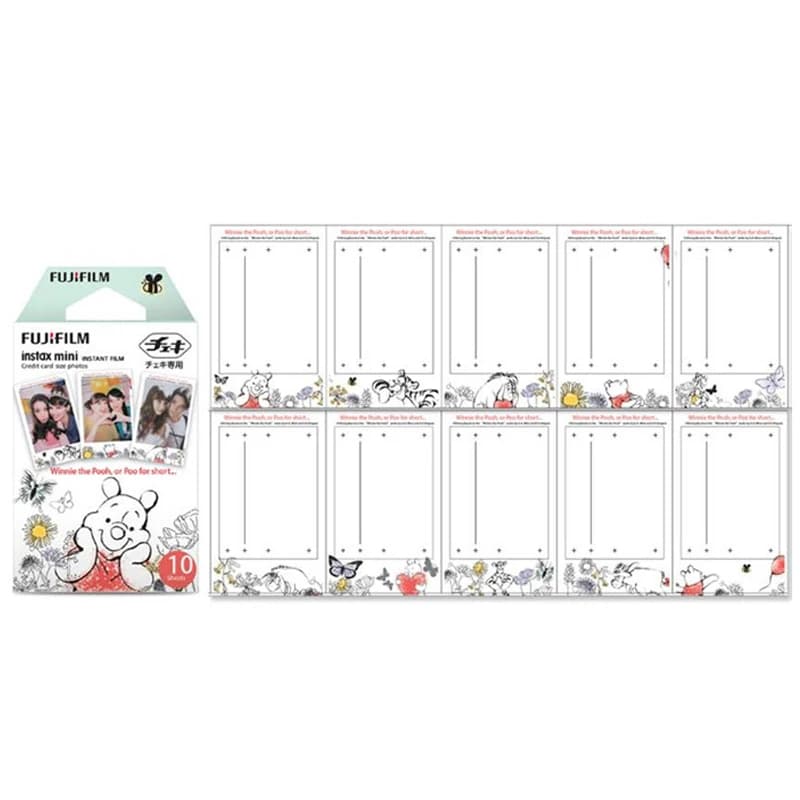 فيلم Fujifilm Instax Mini 10-30 ورقة أفلام وينني الجديدة ورق صور لكاميرا Fujifilm الفورية Mini 12 9 11 8 Link EVO SP-2 - 4