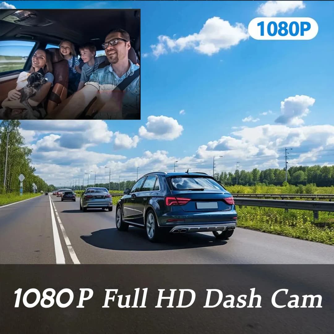عدسة مزدوجة جهاز تسجيل فيديو رقمي FHD 1920*1080P داش كاميرا المقصورة داش كام مركبة فيديو مسجل داخلي صندوق أسود صغير - 2