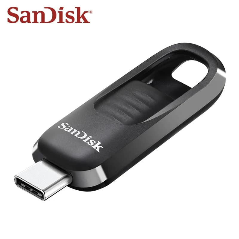 محرك أقراص فلاش SanDisk Ultra Slider CZ480 قلم محرك أقراص 64GB 128GB 256GB سرعات قراءة حتى 400MB/s USB 3.2 Type-C فلاش ديسك للكمبيوتر اللوحي - 2