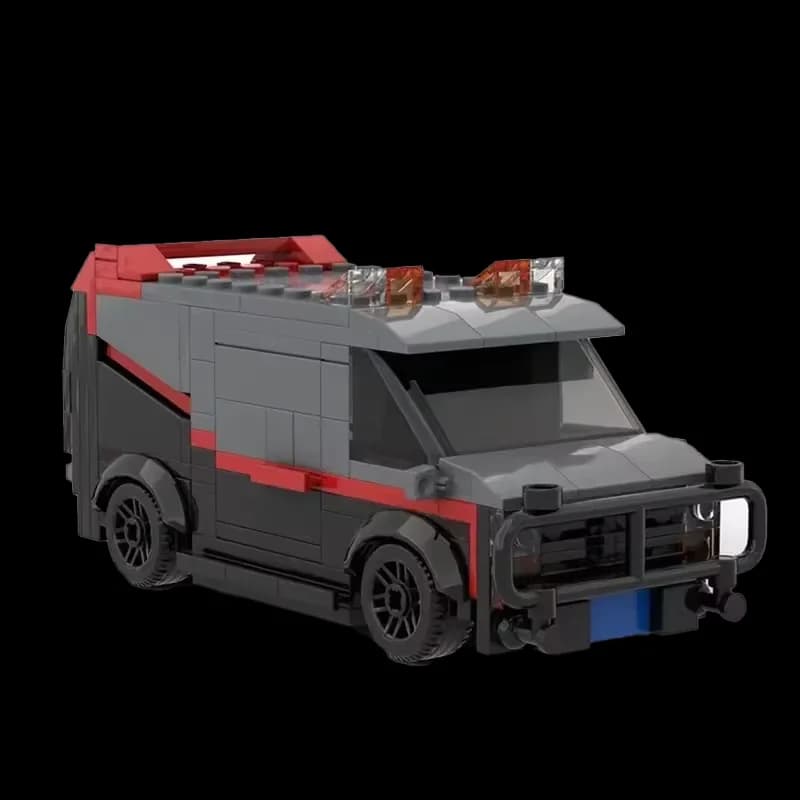 MOC-20604 A-Team مركبة SWAT فريق سيارة لعبة نموذج قسم الشرطة سيارة الطوب بناء مجموعة ألعاب أطفال هدية 242 قطعة
