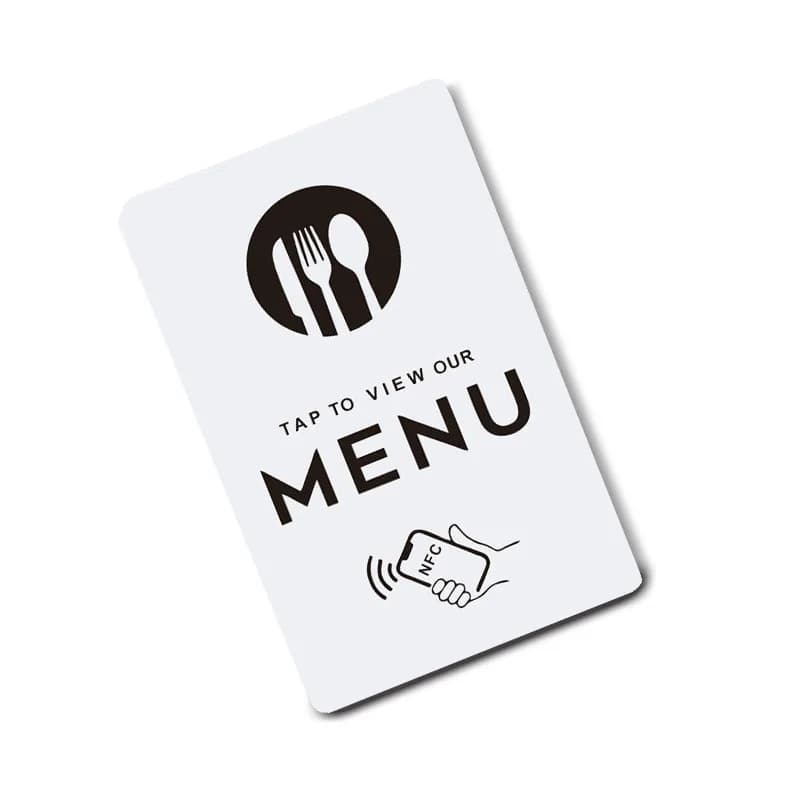 NFC Standard PVC Card  for Online Menu Quick Link to Menu - 3