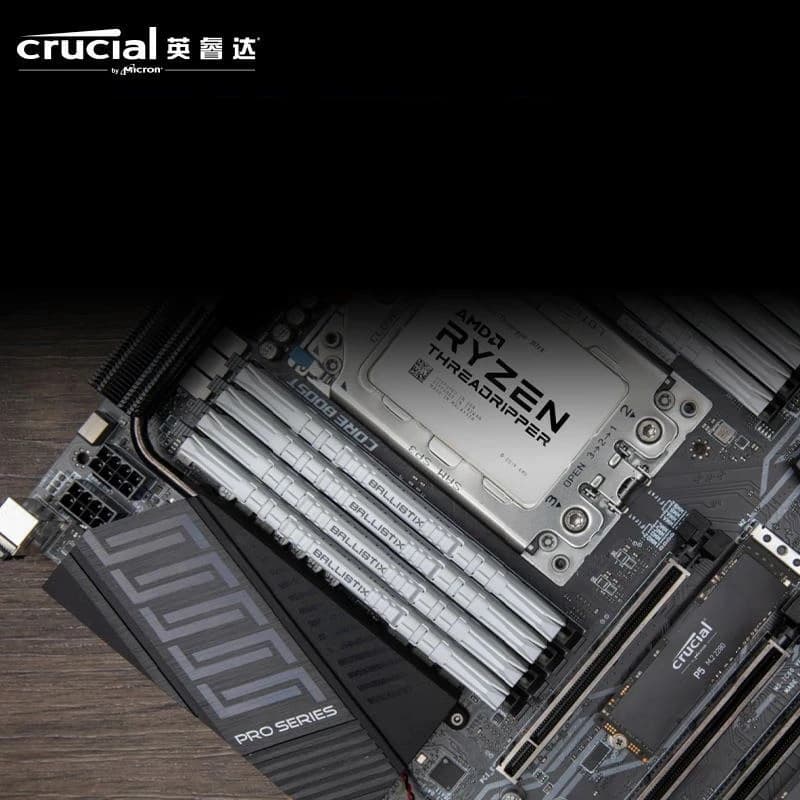 ذاكرة رام Crucial DDR4 بسعة 8 جيجابايت و16 جيجابايت بسرعة 3200 ميجاهرتز Ballistix Platinum لأجهزة الكمبيوتر المكتبية مع دعم XMP 2.0 للزيادة التلقائية في السرعة - 3