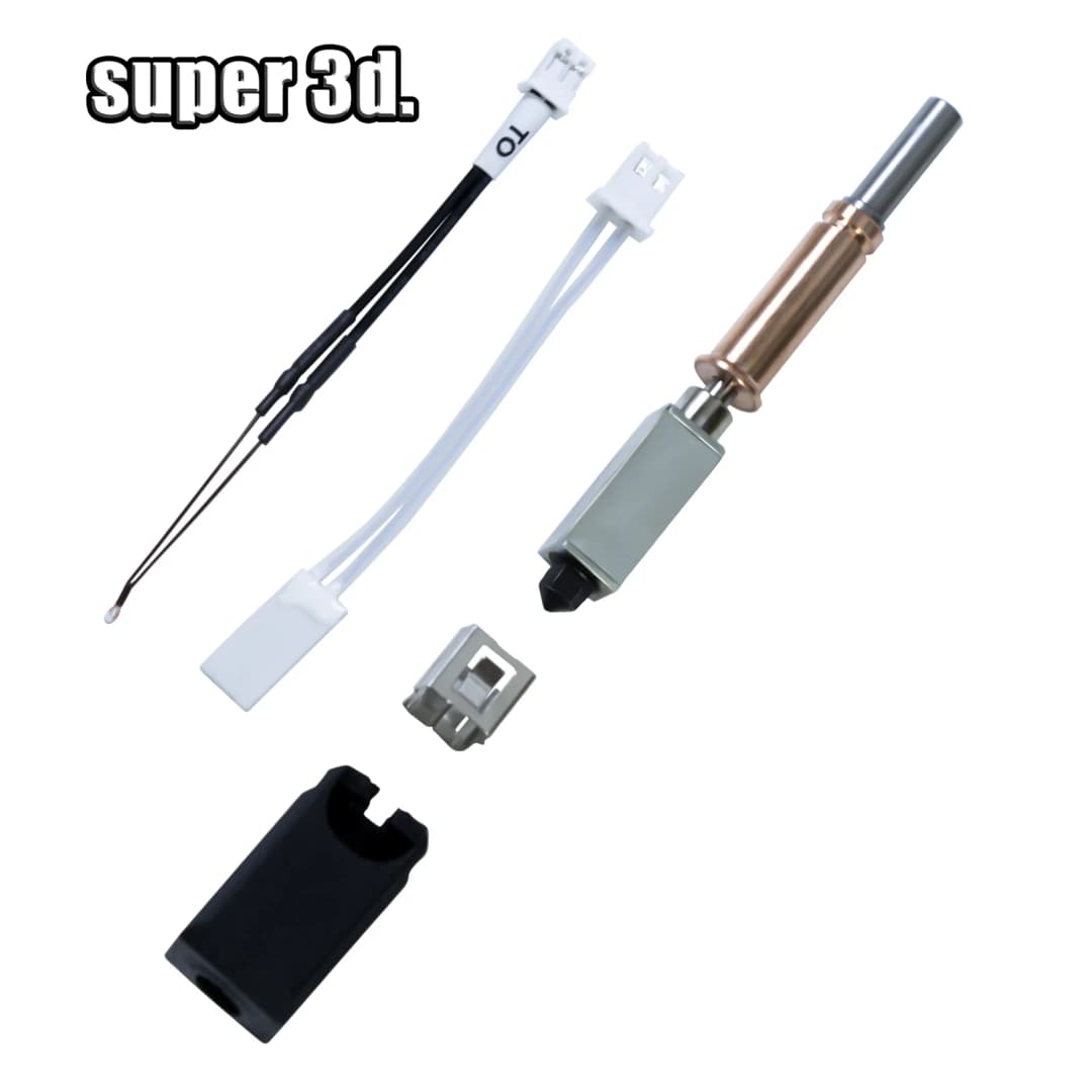 ترقية هوت إند Anycubic Kobra 3 كومبو فوهة هوت إند ثيرميستور بلوك سخان الحلق لقطع غيار K3 إكسسوارات هوت إند - 4