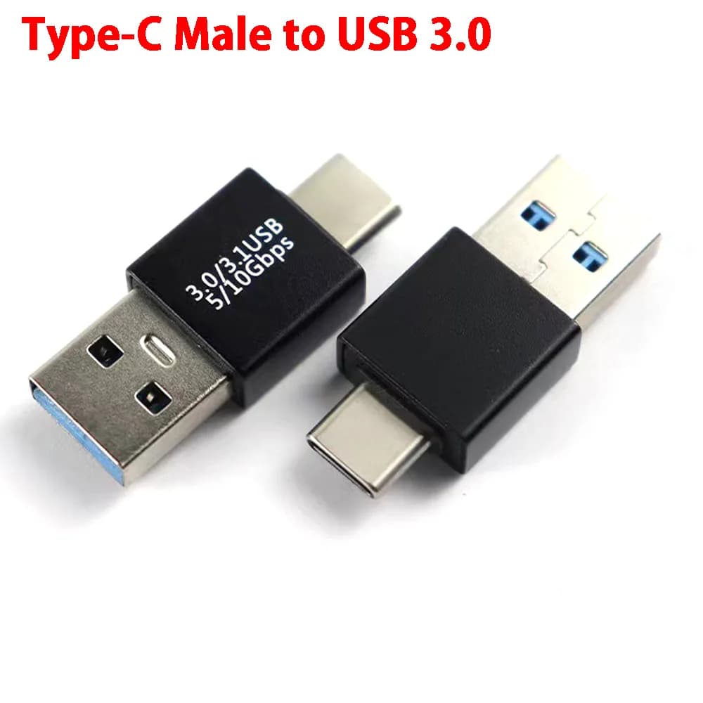 قطعة واحدة محول شاحن OTG من USB 3.1 إلى USB 3.0 موصل Type-C إلى USB ذكر إلى محول Type-c للكمبيوتر ماك بوك السيارة USB آيباد - 4