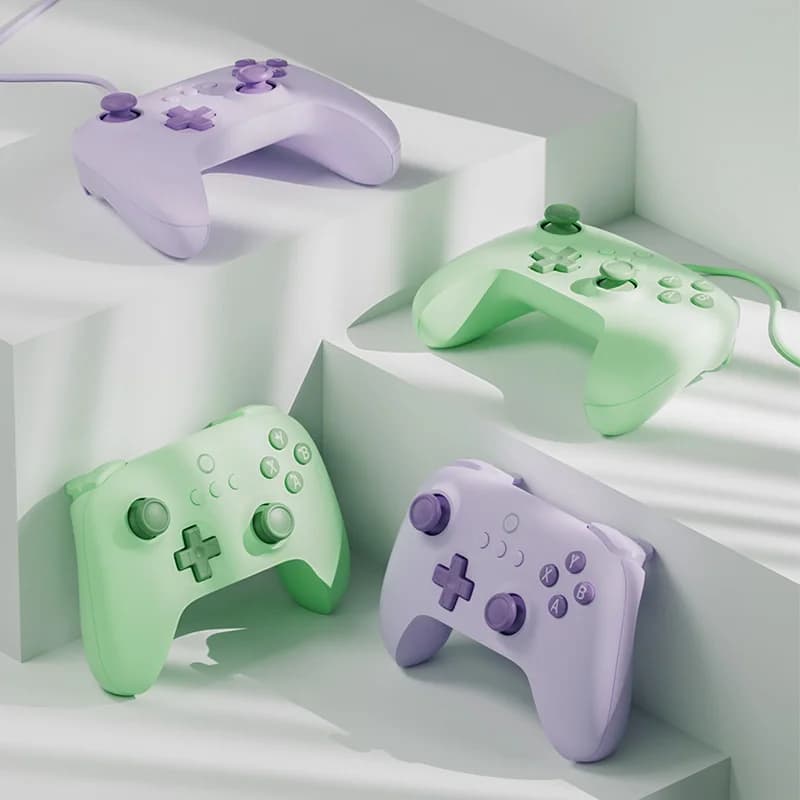 وحدة تحكم الألعاب اللاسلكية 8BitDo Ultimate 2C بتردد 2.4 جيجاهرتز، يد تحكم لأجهزة الكمبيوتر ويندوز 10 و11 وستيم ديك وراسبيري باي وأندرويد - 2