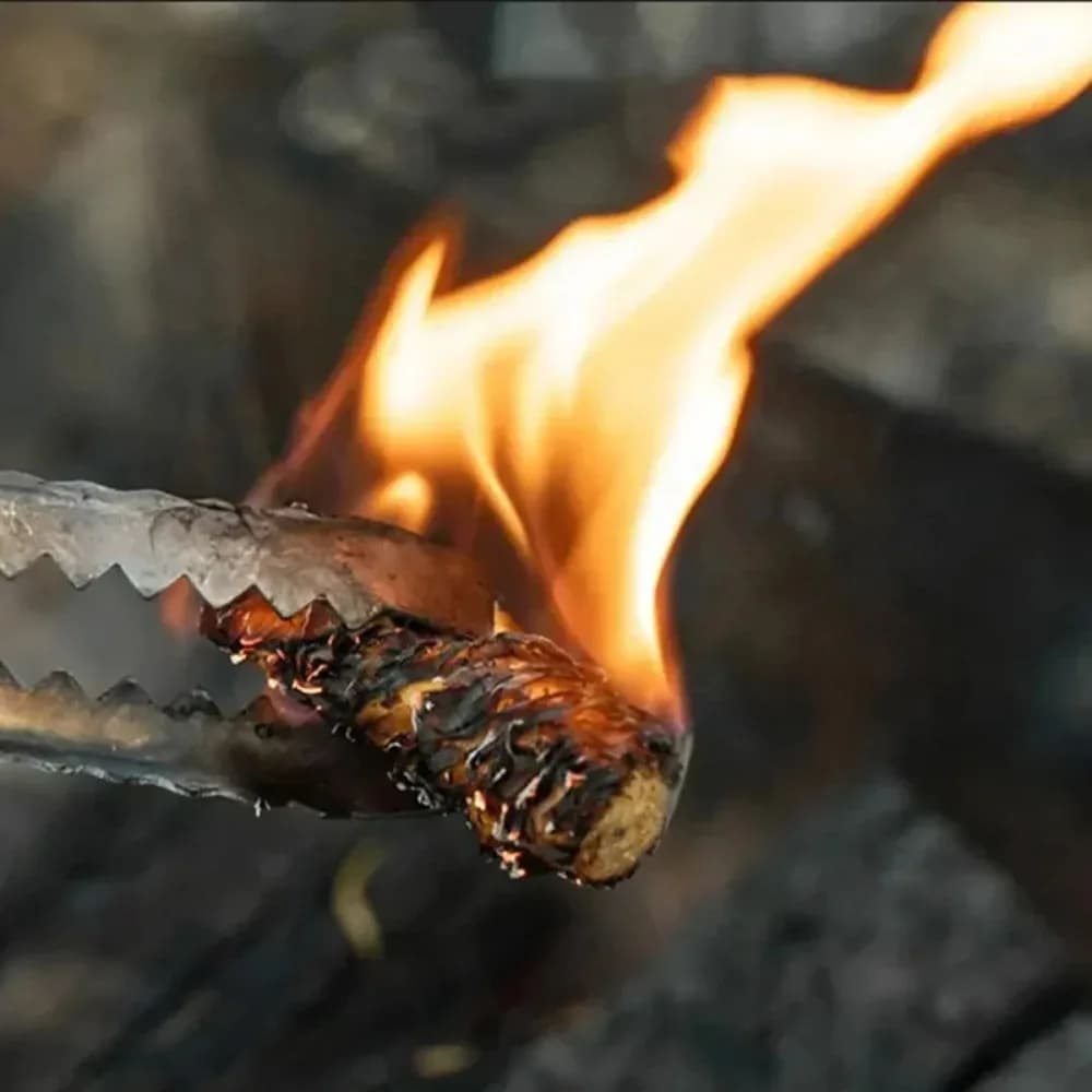 30/100 قطعة مشعل نار طبيعي، عصا شمع خشبية، مناسبة للمدفأة، موقد الشواء، فرن المدخنة، إشعال الفحم - 6