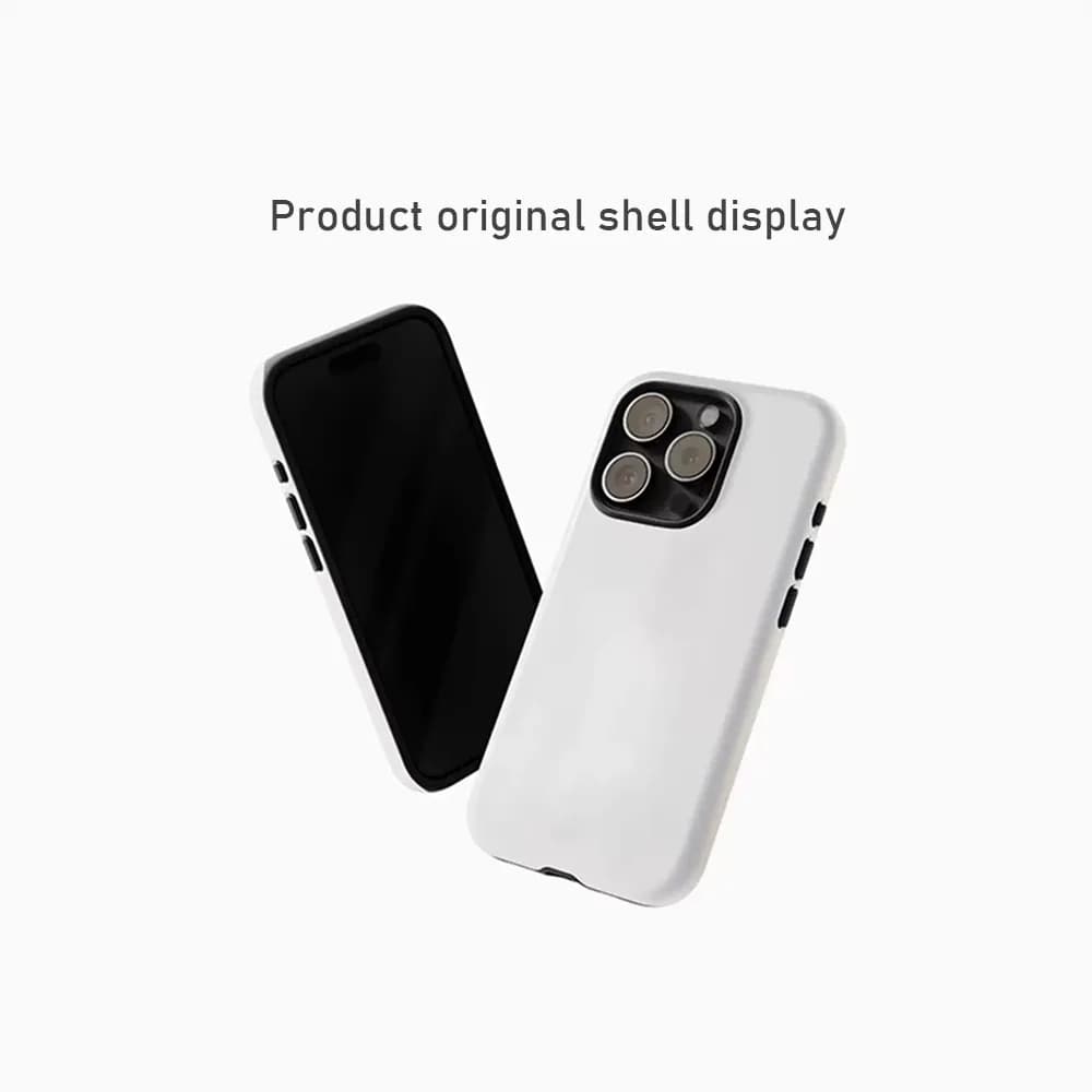 Clmj Luxury Nothing Changes Phone Case for iPhone 17 16e 16 15 14 13 12 11 X XS XR XSMAX 7 8 Air Pro Max Plus Double-layer Cover - 4