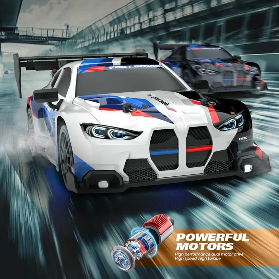 سيارة تحكم عن بعد 4WD RC Drift، طراز GTRPRO AE86PRO، سباق 4x4، شاحنة RTR، هدية للأطفال والبالغين - 4