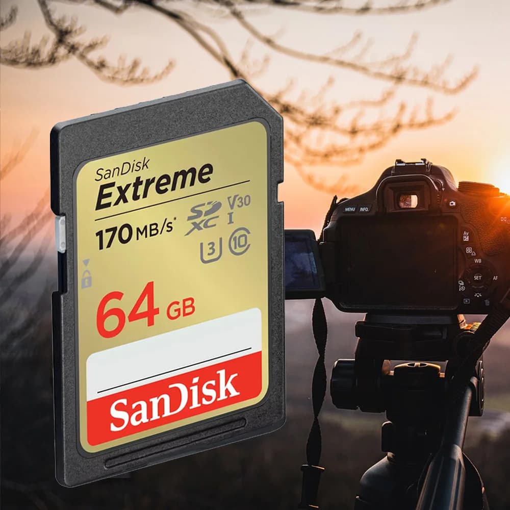 بطاقة ذاكرة SanDisk الأصلية ألترا/إكستريم إس دي/إكستريم برو 32 جيجابايت إس دي إتش سي 64 جيجابايت/128 جيجابايت/256 جيجابايت إس دي إكس سي يو إتش إس-آي يو3/4كيه/في30 للكاميرا والسيارة دي في إس إل آر - 4