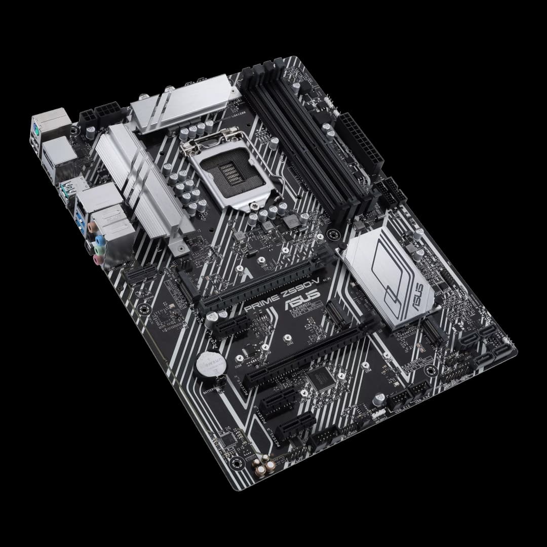 أسوس PRIME Z590-V لوحة أم بمقبس LGA1200، معالج DDR4 بتردد 5133 (O.C)، مجموعة شرائح Z590، لوحة رئيسية ATX - 5