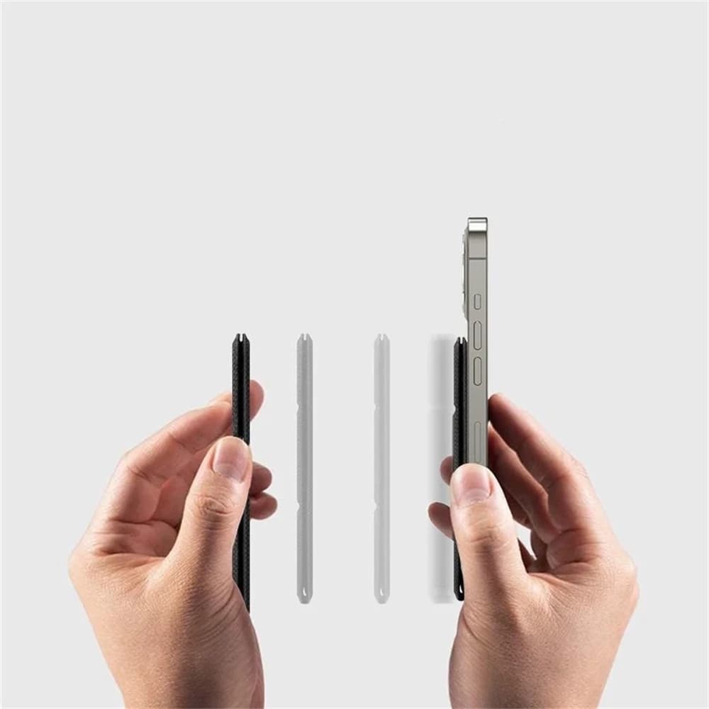 Spigen For iPhone 17 16 15 Pro Max Leather Folding Magnetic Stand Portable Card Holder Multi Functional Phone Stand Card Holder - 3