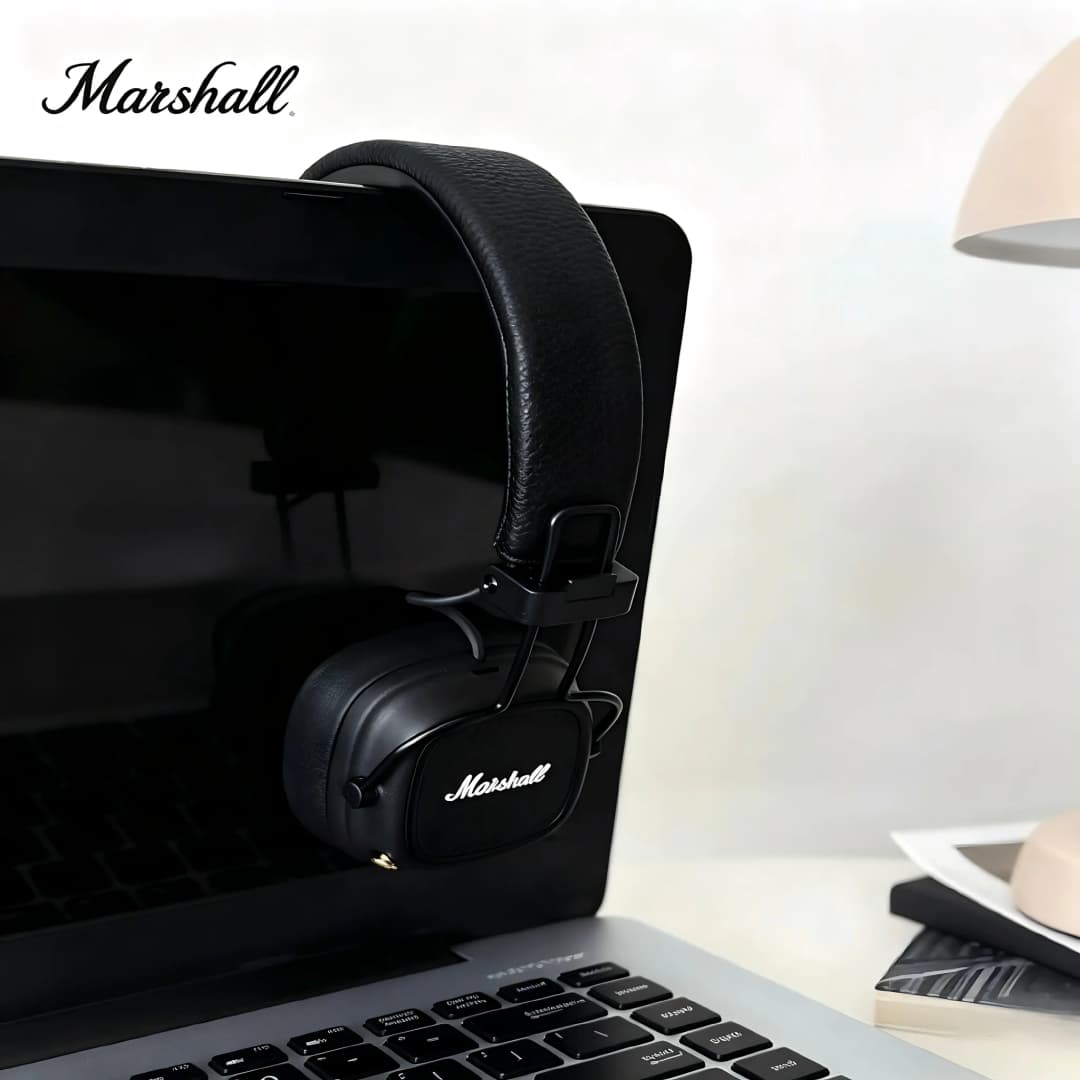 Marshall Major Ⅴ On-Ear Bluetooth Headphones Wireless Deep Fashion Bass Foldable Headset with Microphone for Sports & Gaming - 5