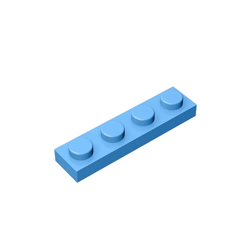 Goالطوب 10 قطع MOC أجزاء لوحة 3710 1x4 متوافقة تجميع جسيمات لمكعبات بناء DIY طوب ألعاب تعليمية - 6