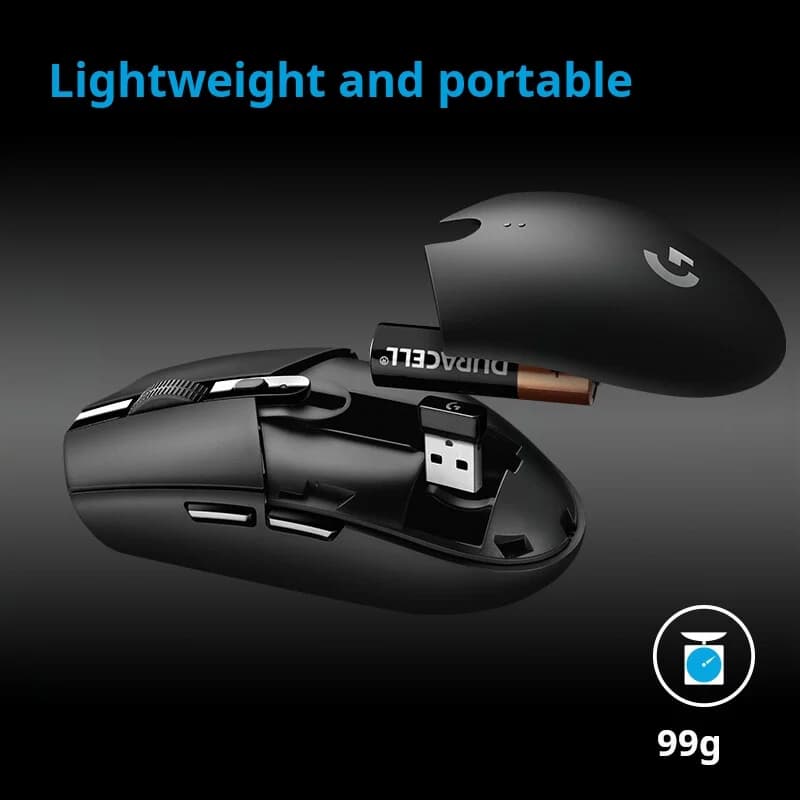 ماوس الألعاب اللاسلكي Logitech G304 LIGHTSPEED، ماوس خفيف ومحمول، ماكرو Jedi Survival لألعاب FPS وLeague of Heroes - 3