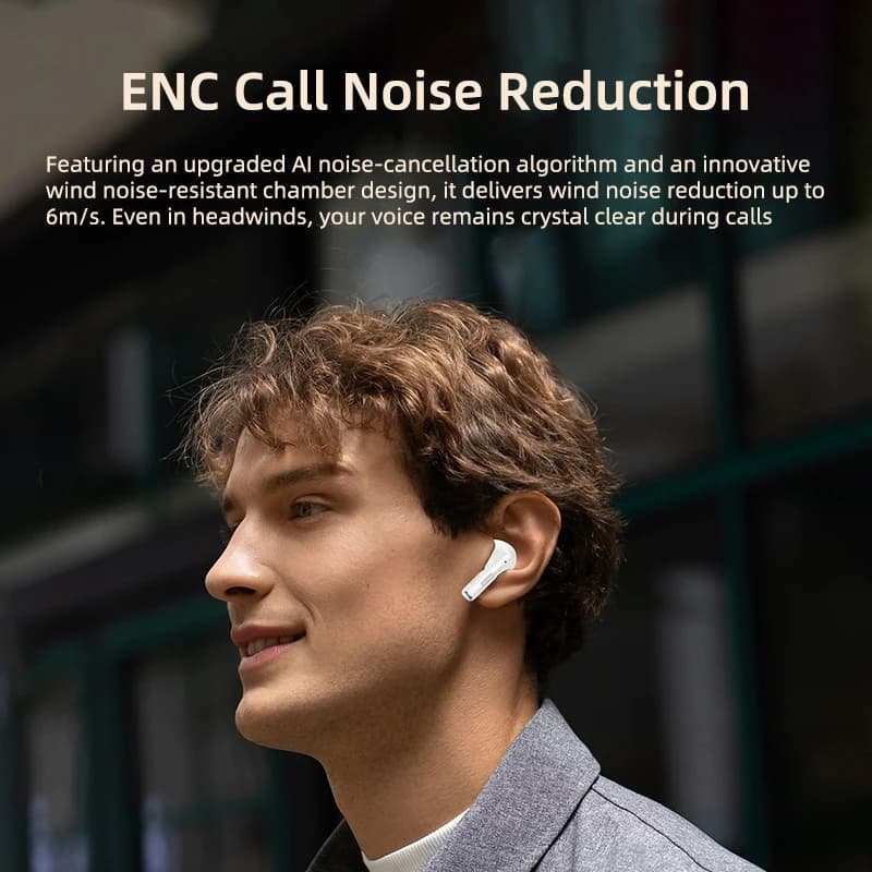 سماعات الرأس لينوفو LE257 TWS بلوتوث لاسلكي 6.0 سماعة أذن صوت هاي فاي ENC مكالمة تقليل الضوضاء سماعات الألعاب الرياضية مع مايك - 4