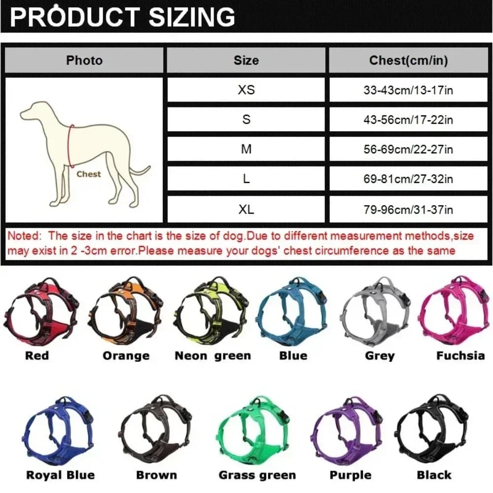 Reflective Adjustable Breathable Vest Chest Strap for Small Medium Large Dogs Pet Dog Harness Cat Puppy Collar Dog Accessoires - 6