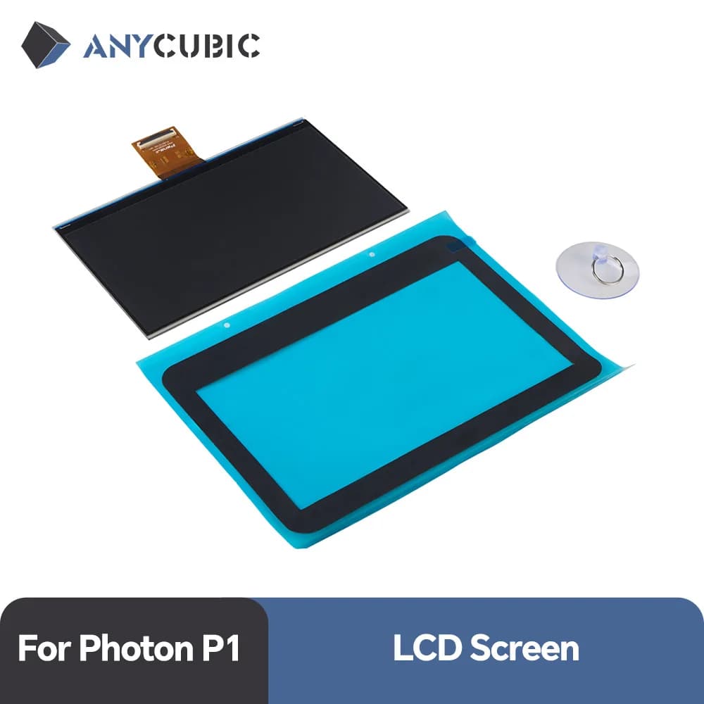 إكسسوارات Photon P1 P1 Max من ANYCUBIC، شاشة LCD، 2/5 قطع فيلم FEP، لوحة بناء، خزان راتنج، مجموعة طباعة - 3