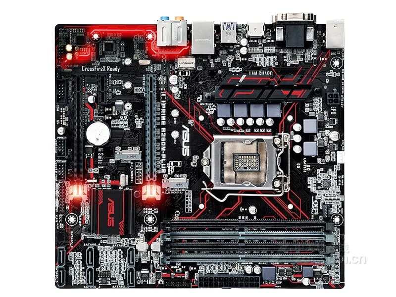 أسوس PRIME B250M-PLUS لوحة أم لسطح المكتب بمعالج إنتل B250 وذاكرة DDR4، مقبس LGA 1151، تدعم i7/i5/i3، مع منافذ USB3.0 وSATA3، مستعملة - 5