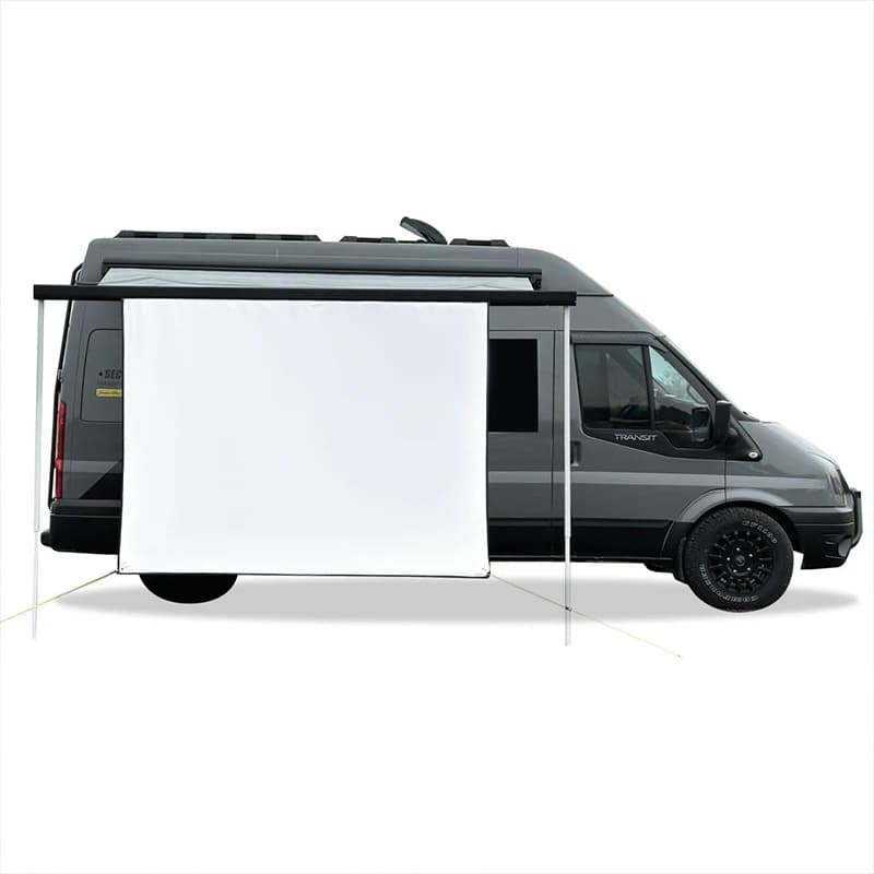 Folding Projection Screen Campervan Projector Screen Kits With C Channel Awning Bead Beder For Outdoor Camping Car Side Tent - 2