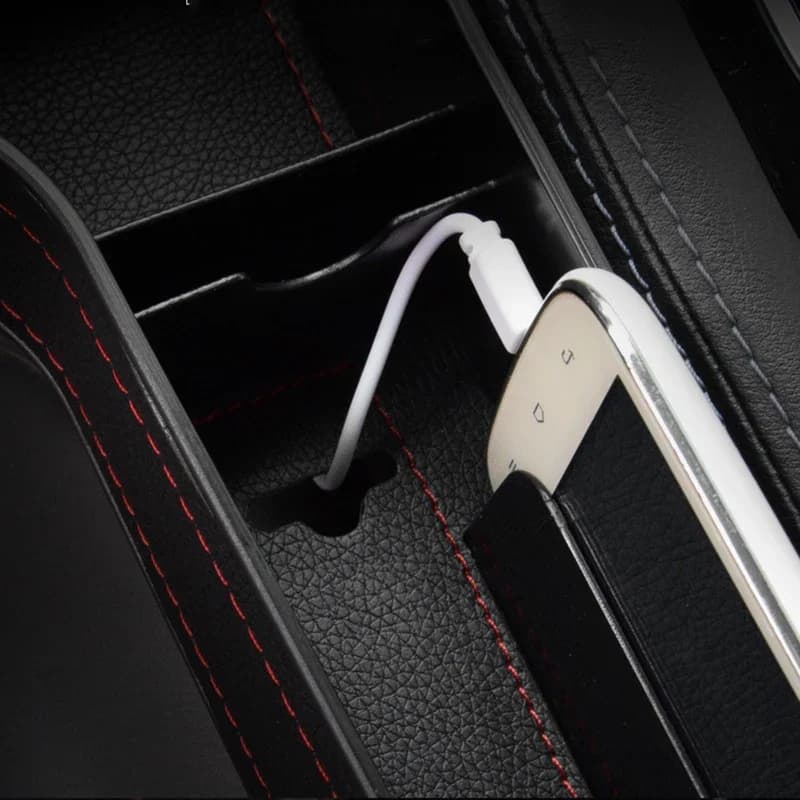 Car Seat Gap Filler Storage Box Multifunction Car Crevice Storage Box Organizer Auto Seat Slit Card Pocket Phone Cup Holder - 4