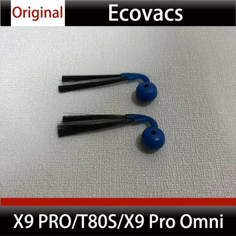 فرشاة جانبية أصلية إيكوفاكس X9 برو، إكسسوارات مكنسة كهربائية، فرشاة جانبية T80S، كيس جمع الغبار