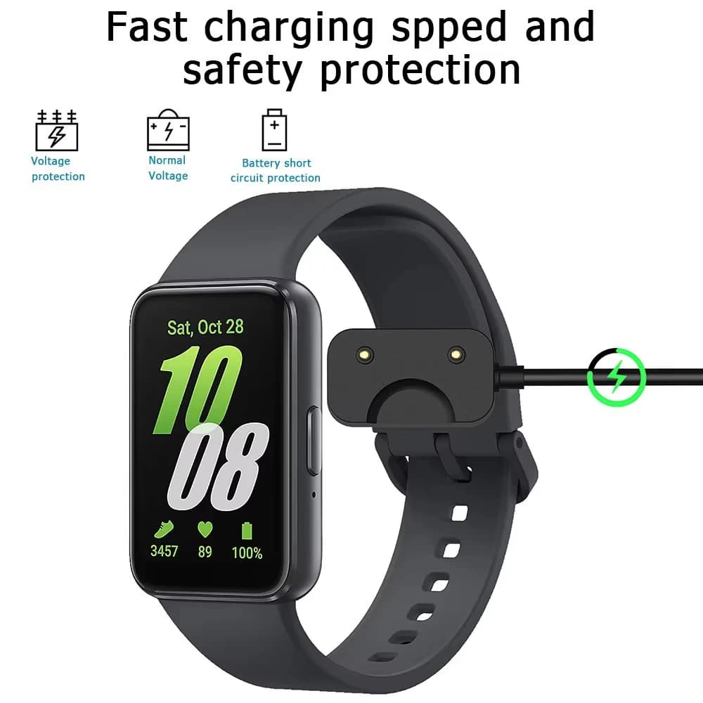 50 سنتيمتر لسامسونج غالاكسي صالح 3 شاحن ساعة محول USB/USB C كابل شحن الحبل المغناطيسي لسامسونج غالاكسي صالح 3 - 6