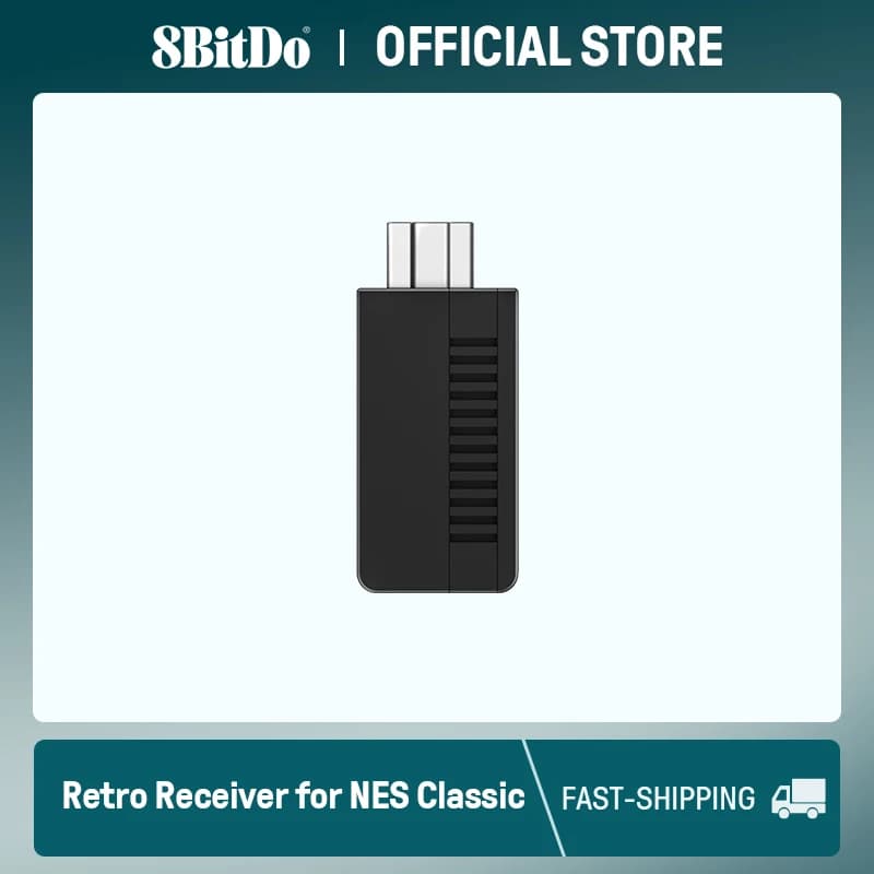 محول استقبال بلوتوث ريترو من 8BitDo لإصدار Mini NES Classic