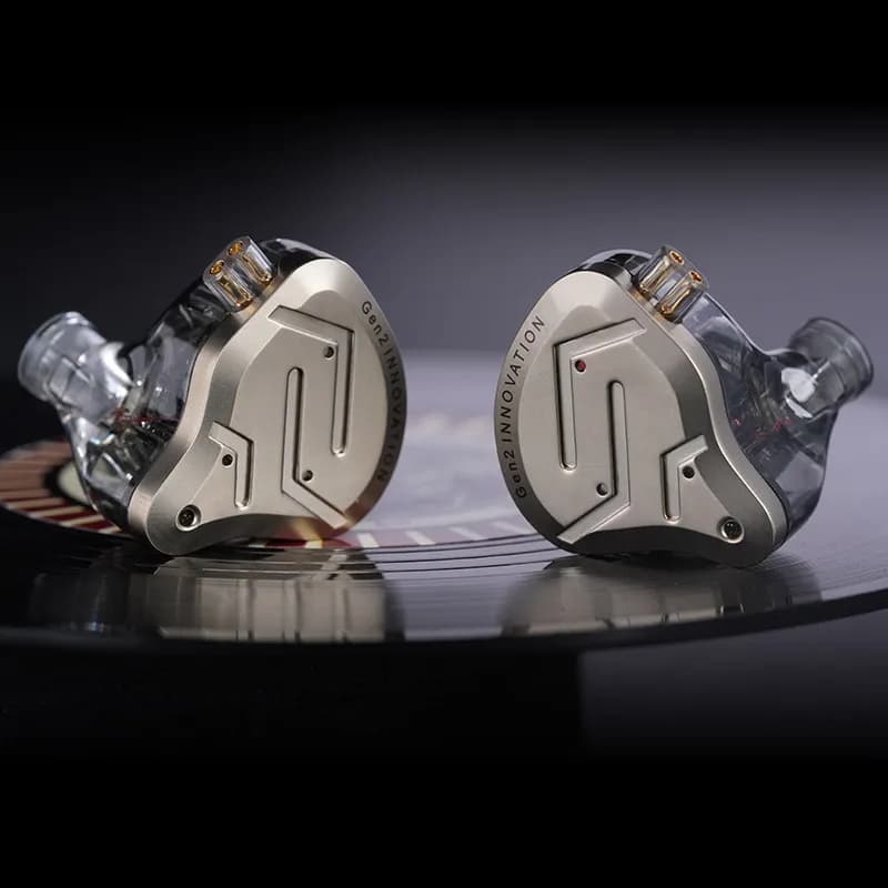 KZ ZSN Pro 2 هجين 1BA+1DD سماعات داخل الأذن معدنية HIFI باس سماعة رأس مراقبة سماعات رياضية عازلة للضوضاء - 4