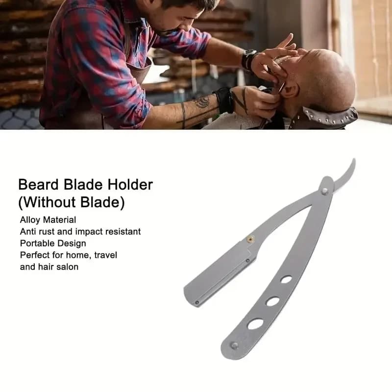Shaving Razor Face Manual Shaves Blades Foldable Straight  Safety Razor Men Stainless Steel Care Body Face Hair Removal Knife - 6