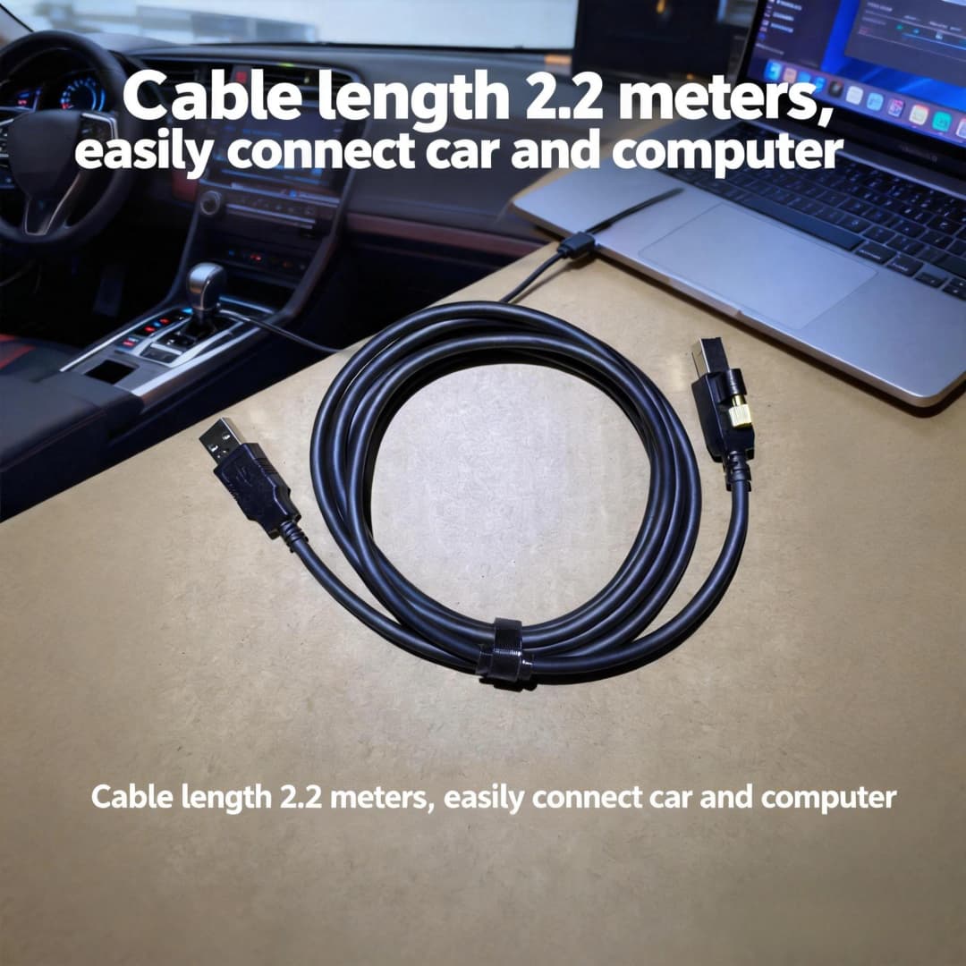 2026 واجهة VCDS VAGCOM VCDSCAN HEX V2 تحديث 25.3 لسيارات فولكس فاجن وأودي وسكودا وسيات أدوات تشخيص سيارات متعددة اللغات - 3