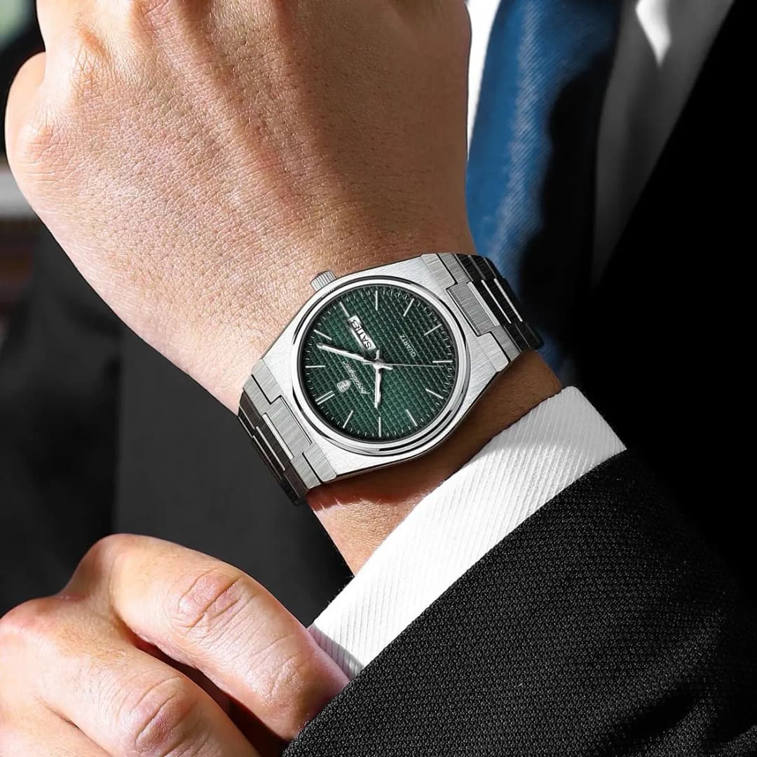 POEDAGAR Luxury Original Man Watch Waterproof Stainless Steel Luminous Men's Wristwatch Date Week Quartz Fashion Watches For Men - 6