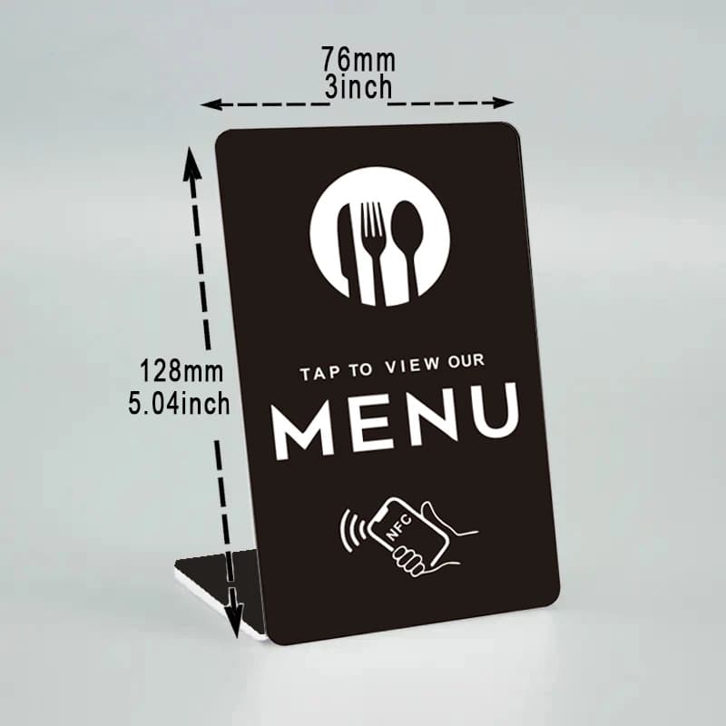 NFC Standard PVC Card  for Online Menu Quick Link to Menu - 5